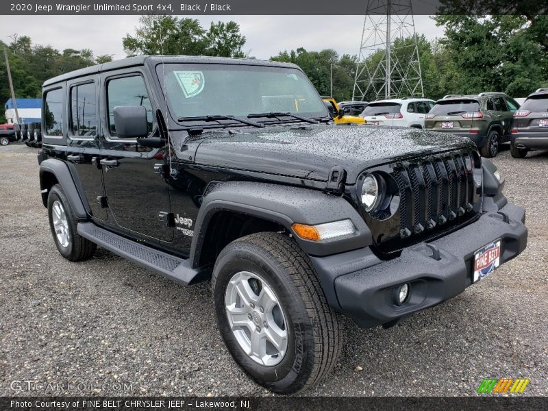 Black / Black 2020 Jeep Wrangler Unlimited Sport 4x4