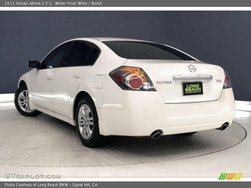 Winter Frost White / Blond 2011 Nissan Altima 2.5 S