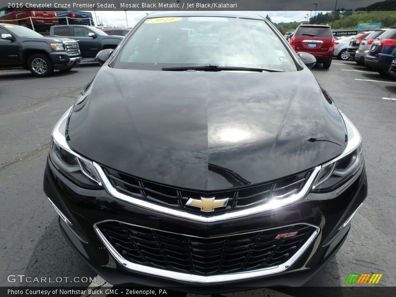 Mosaic Black Metallic / Jet Black/Kalahari 2016 Chevrolet Cruze Premier Sedan