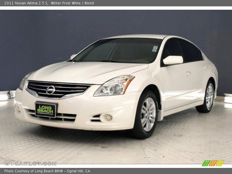 Winter Frost White / Blond 2011 Nissan Altima 2.5 S