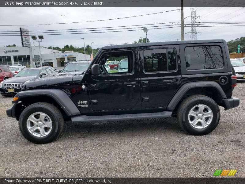 Black / Black 2020 Jeep Wrangler Unlimited Sport 4x4
