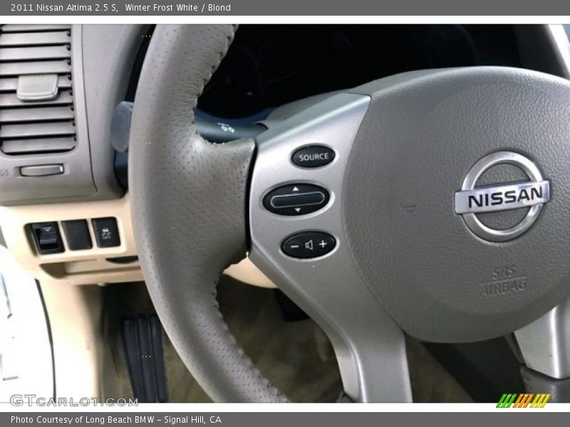 Winter Frost White / Blond 2011 Nissan Altima 2.5 S