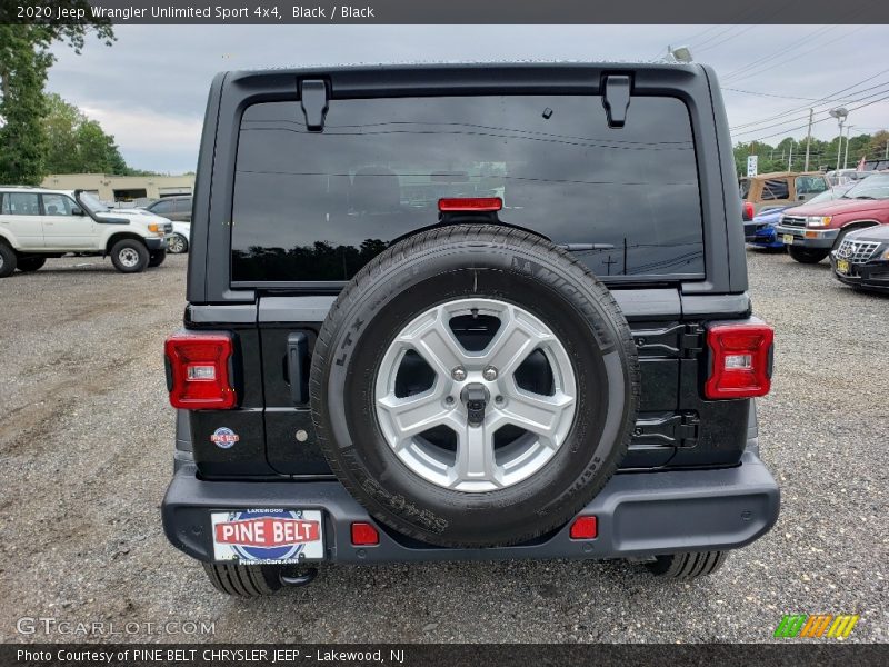 Black / Black 2020 Jeep Wrangler Unlimited Sport 4x4