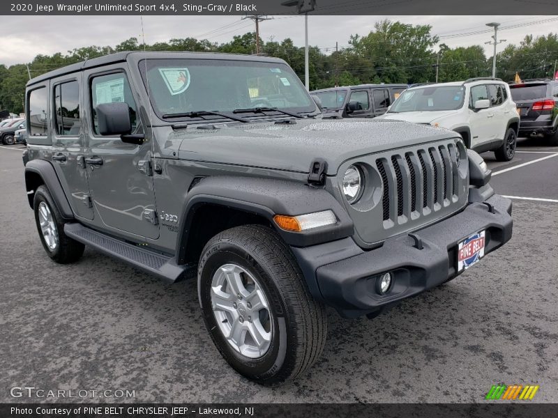 Sting-Gray / Black 2020 Jeep Wrangler Unlimited Sport 4x4