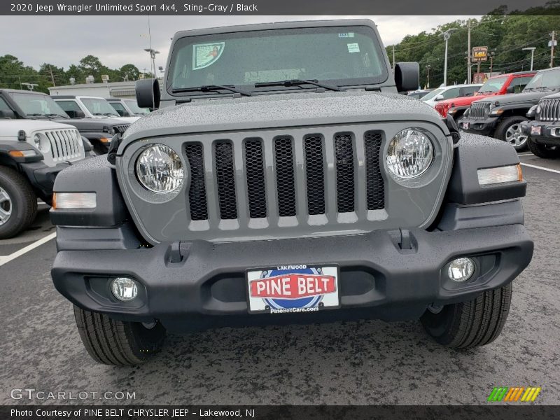 Sting-Gray / Black 2020 Jeep Wrangler Unlimited Sport 4x4