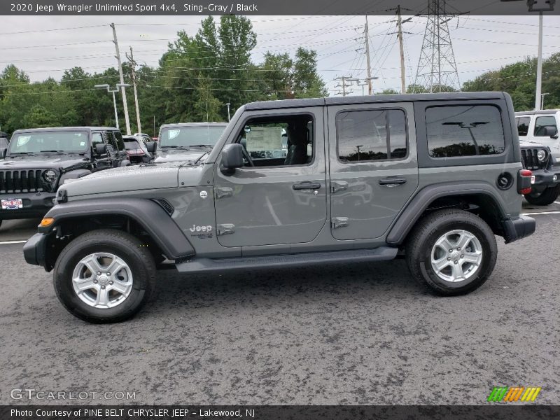 Sting-Gray / Black 2020 Jeep Wrangler Unlimited Sport 4x4
