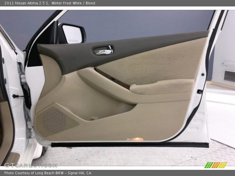 Winter Frost White / Blond 2011 Nissan Altima 2.5 S