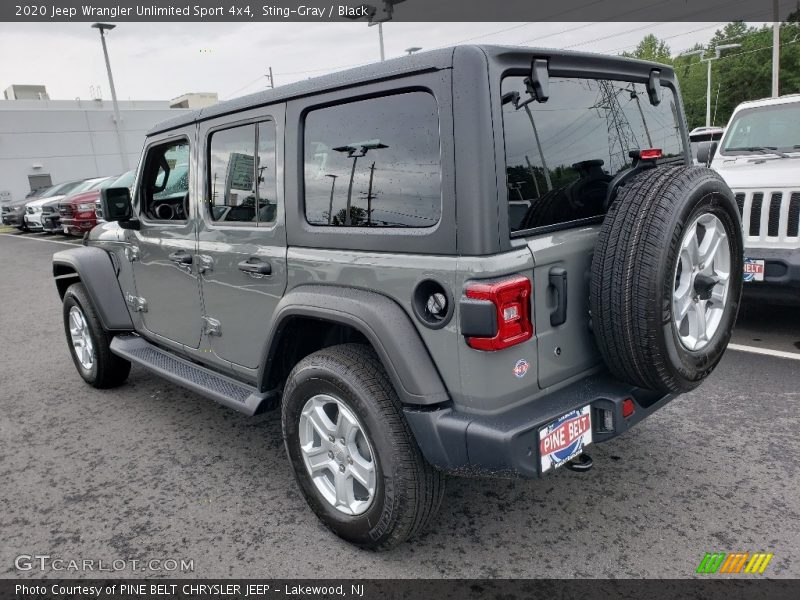 Sting-Gray / Black 2020 Jeep Wrangler Unlimited Sport 4x4
