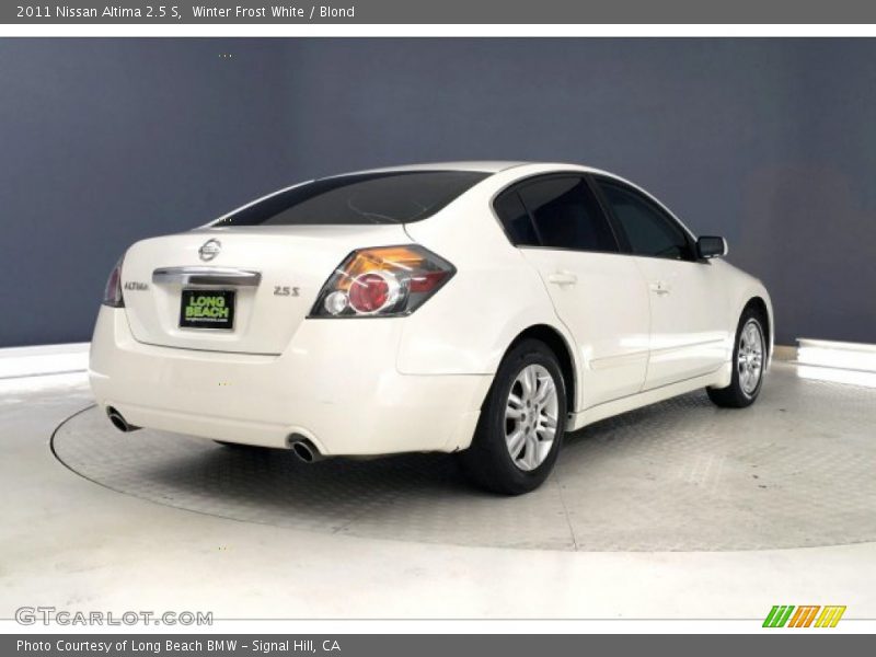 Winter Frost White / Blond 2011 Nissan Altima 2.5 S
