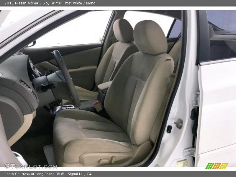 Winter Frost White / Blond 2011 Nissan Altima 2.5 S