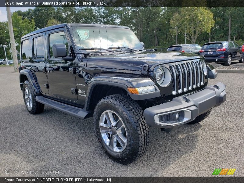 Black / Black 2020 Jeep Wrangler Unlimited Sahara 4x4