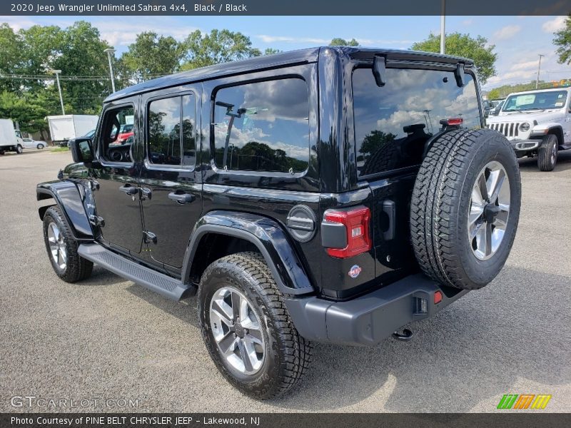 Black / Black 2020 Jeep Wrangler Unlimited Sahara 4x4