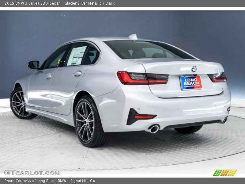 Glacier Silver Metallic / Black 2019 BMW 3 Series 330i Sedan