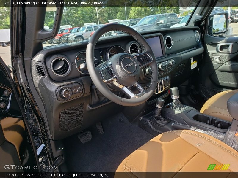 Black / Black 2020 Jeep Wrangler Unlimited Sahara 4x4