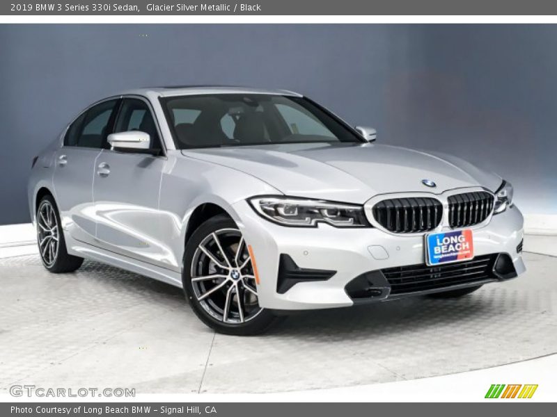 Glacier Silver Metallic / Black 2019 BMW 3 Series 330i Sedan