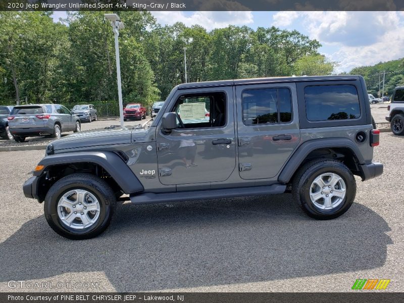 Sting-Gray / Black 2020 Jeep Wrangler Unlimited Sport 4x4
