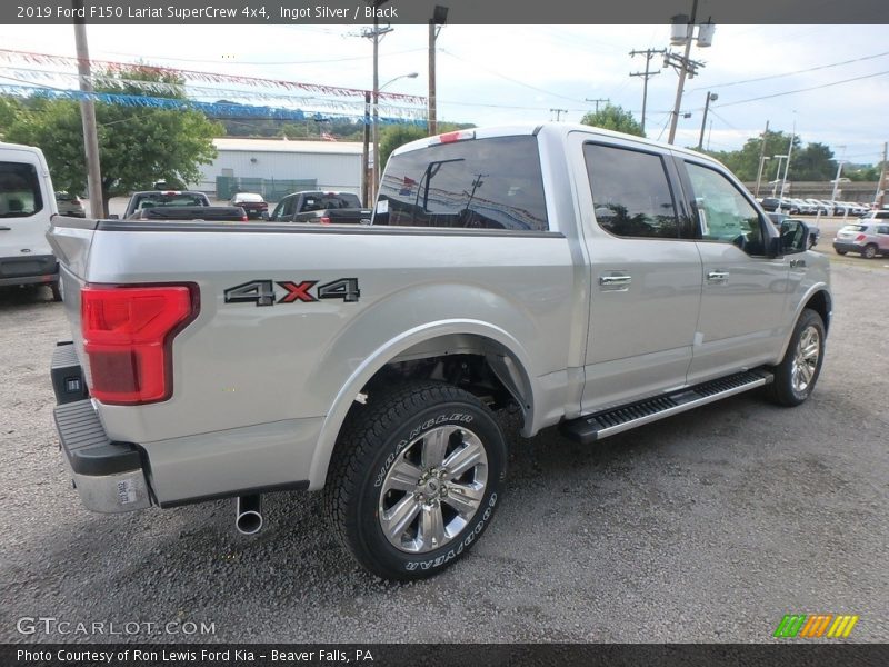 Ingot Silver / Black 2019 Ford F150 Lariat SuperCrew 4x4