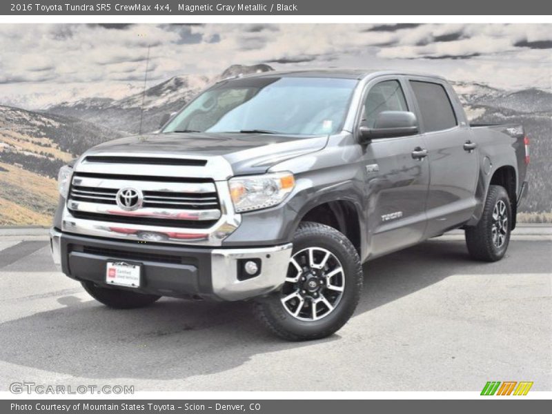 Magnetic Gray Metallic / Black 2016 Toyota Tundra SR5 CrewMax 4x4