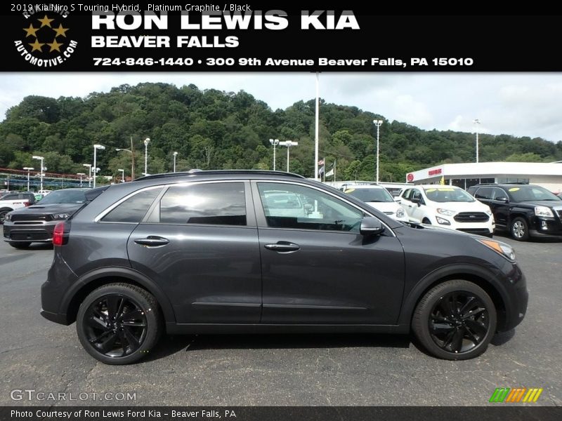 Platinum Graphite / Black 2019 Kia Niro S Touring Hybrid