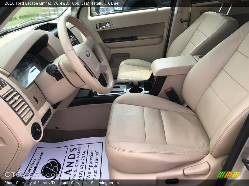 Gold Leaf Metallic / Camel 2010 Ford Escape Limited V6 4WD