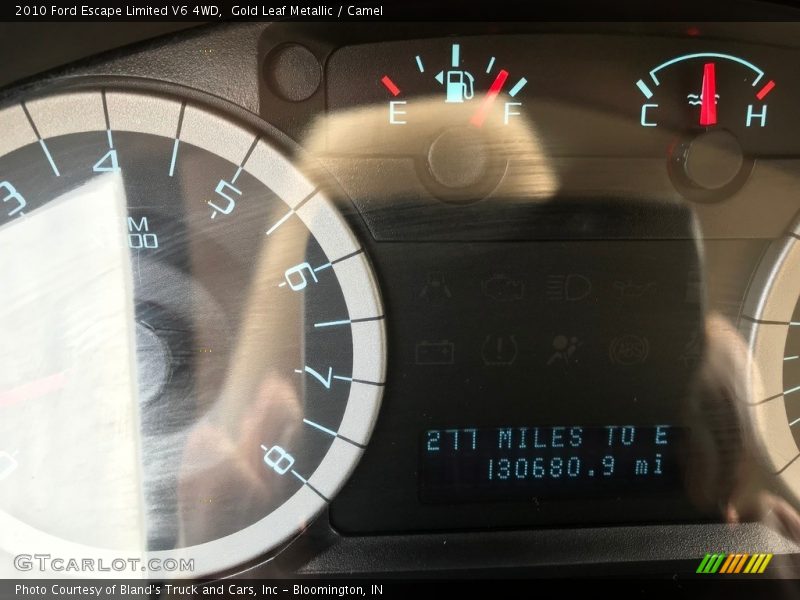 Gold Leaf Metallic / Camel 2010 Ford Escape Limited V6 4WD