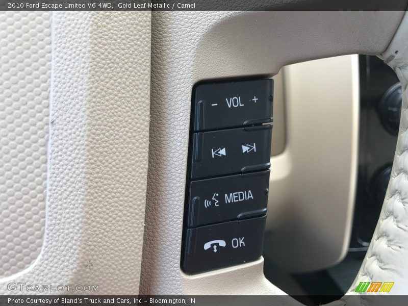 Gold Leaf Metallic / Camel 2010 Ford Escape Limited V6 4WD