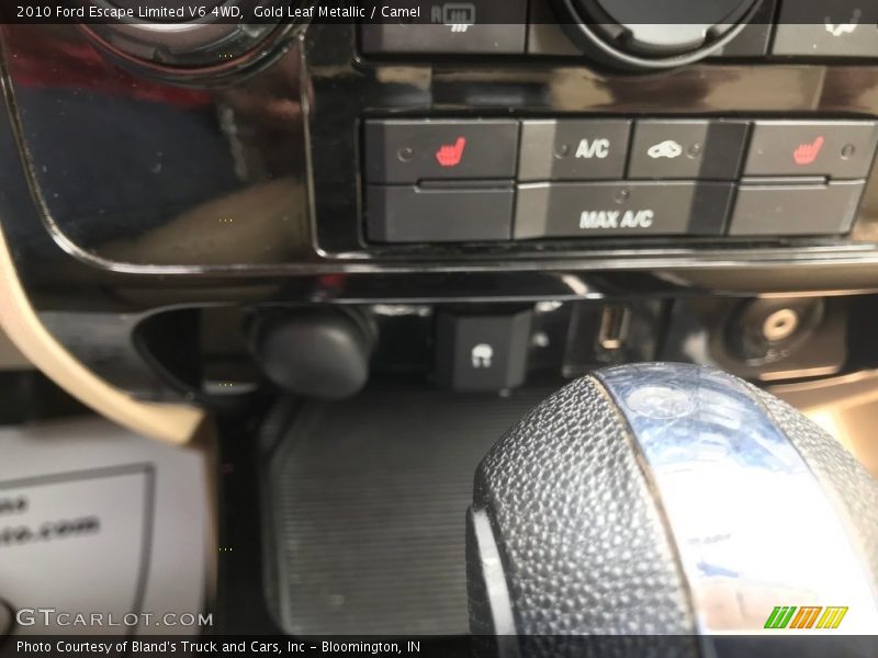 Gold Leaf Metallic / Camel 2010 Ford Escape Limited V6 4WD