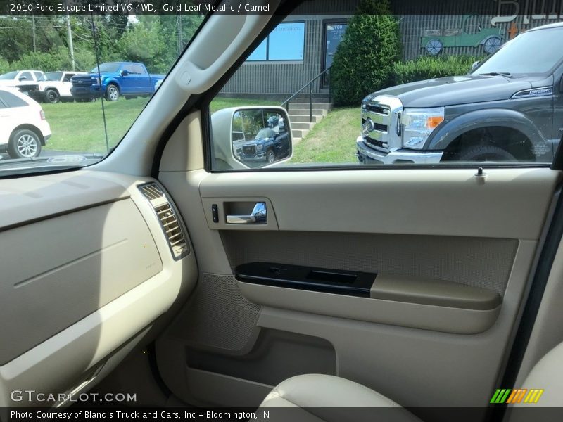 Gold Leaf Metallic / Camel 2010 Ford Escape Limited V6 4WD