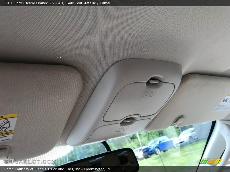 Gold Leaf Metallic / Camel 2010 Ford Escape Limited V6 4WD