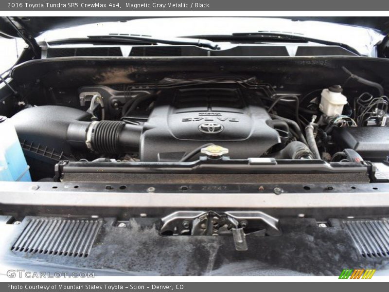 Magnetic Gray Metallic / Black 2016 Toyota Tundra SR5 CrewMax 4x4