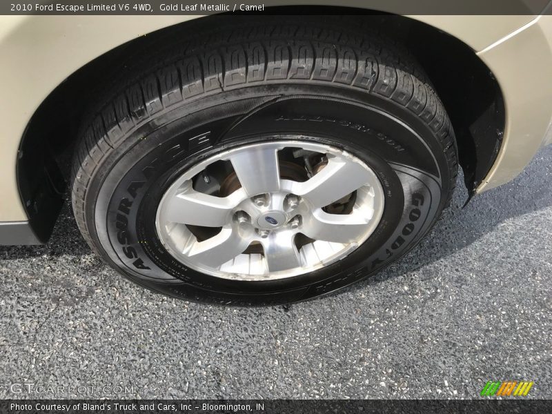 Gold Leaf Metallic / Camel 2010 Ford Escape Limited V6 4WD