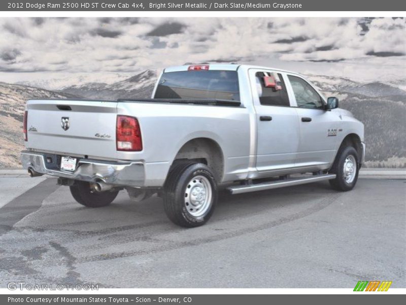 Bright Silver Metallic / Dark Slate/Medium Graystone 2012 Dodge Ram 2500 HD ST Crew Cab 4x4