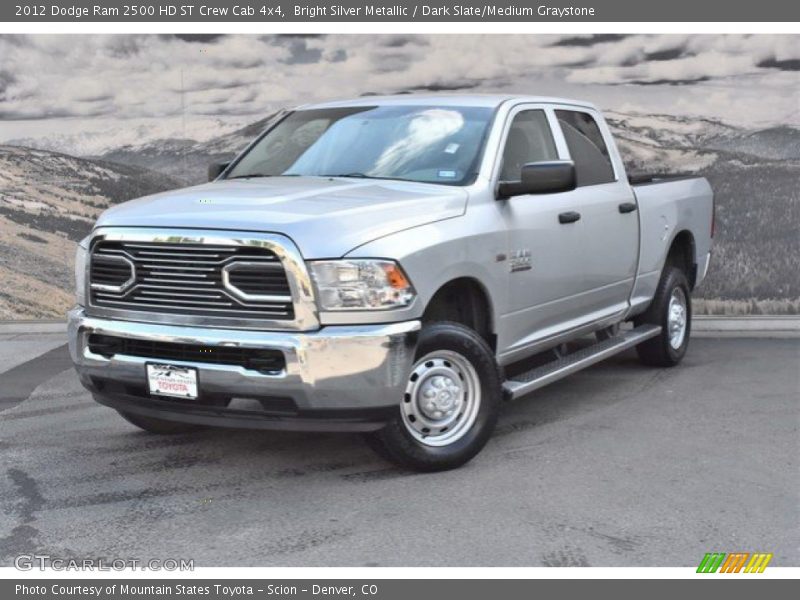 Bright Silver Metallic / Dark Slate/Medium Graystone 2012 Dodge Ram 2500 HD ST Crew Cab 4x4