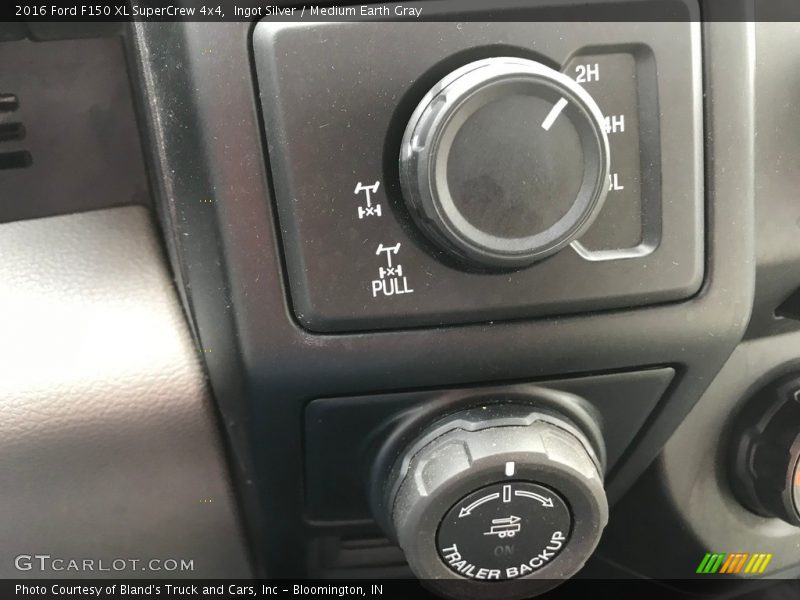 Ingot Silver / Medium Earth Gray 2016 Ford F150 XL SuperCrew 4x4