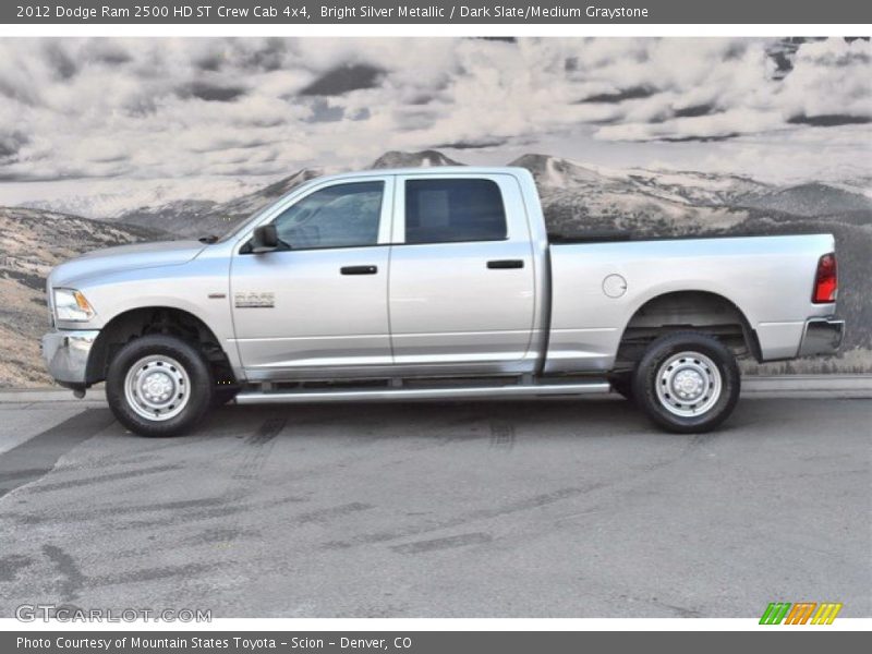 Bright Silver Metallic / Dark Slate/Medium Graystone 2012 Dodge Ram 2500 HD ST Crew Cab 4x4
