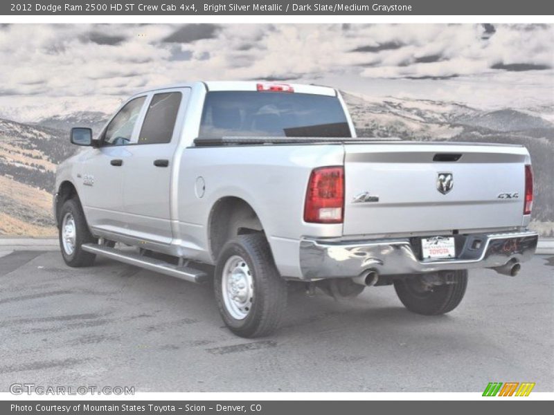 Bright Silver Metallic / Dark Slate/Medium Graystone 2012 Dodge Ram 2500 HD ST Crew Cab 4x4