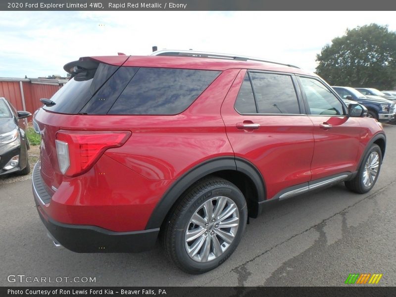 Rapid Red Metallic / Ebony 2020 Ford Explorer Limited 4WD