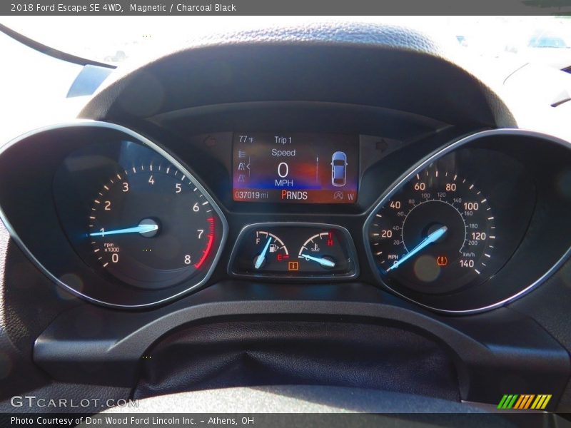 Magnetic / Charcoal Black 2018 Ford Escape SE 4WD