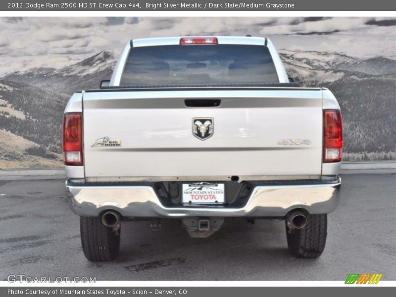 Bright Silver Metallic / Dark Slate/Medium Graystone 2012 Dodge Ram 2500 HD ST Crew Cab 4x4
