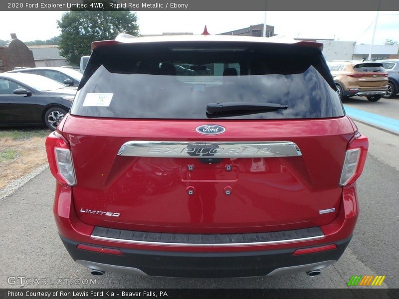 Rapid Red Metallic / Ebony 2020 Ford Explorer Limited 4WD
