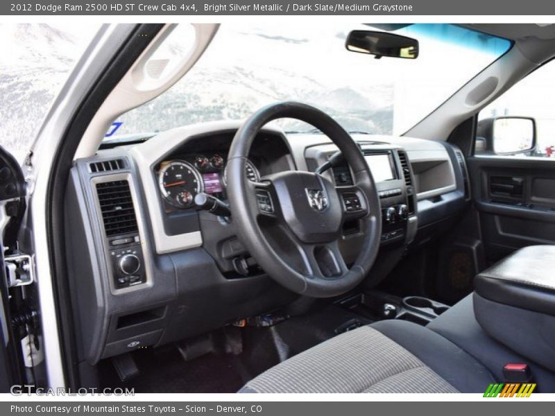 Bright Silver Metallic / Dark Slate/Medium Graystone 2012 Dodge Ram 2500 HD ST Crew Cab 4x4