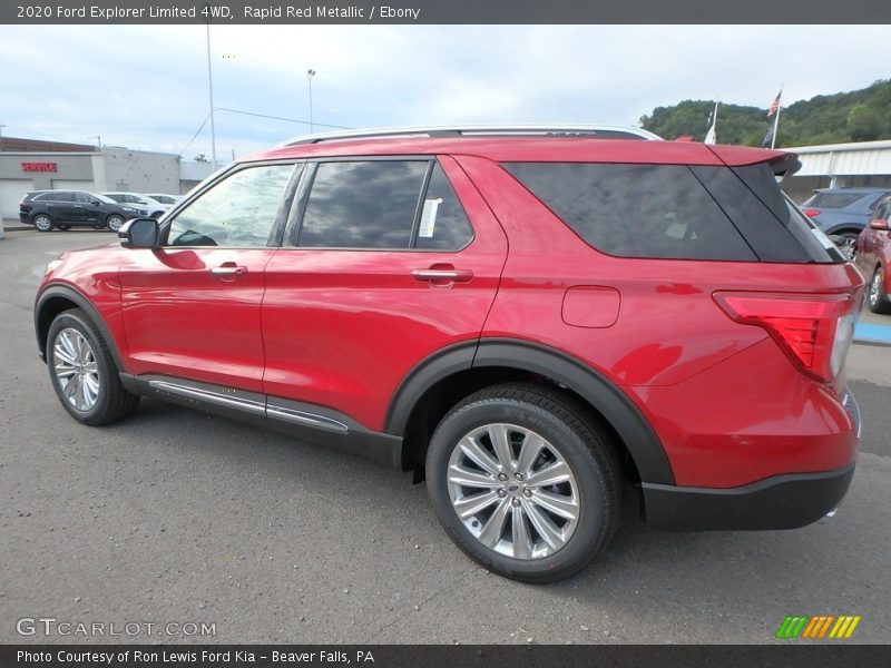 Rapid Red Metallic / Ebony 2020 Ford Explorer Limited 4WD