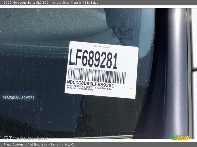 Mojave Silver Metallic / Silk Beige 2020 Mercedes-Benz GLC 300