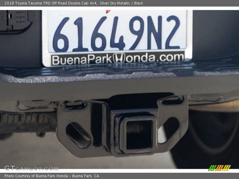 Silver Sky Metallic / Black 2018 Toyota Tacoma TRD Off Road Double Cab 4x4