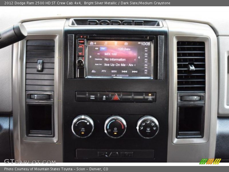 Bright Silver Metallic / Dark Slate/Medium Graystone 2012 Dodge Ram 2500 HD ST Crew Cab 4x4