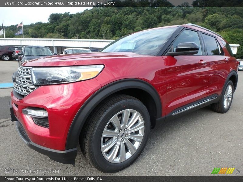 Front 3/4 View of 2020 Explorer Limited 4WD