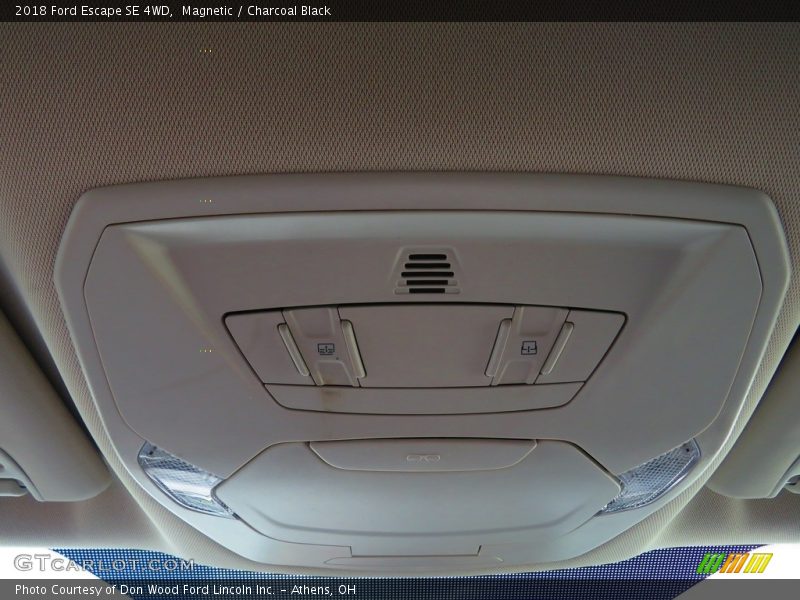 Magnetic / Charcoal Black 2018 Ford Escape SE 4WD