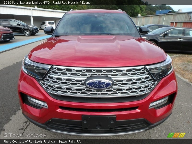 Rapid Red Metallic / Ebony 2020 Ford Explorer Limited 4WD