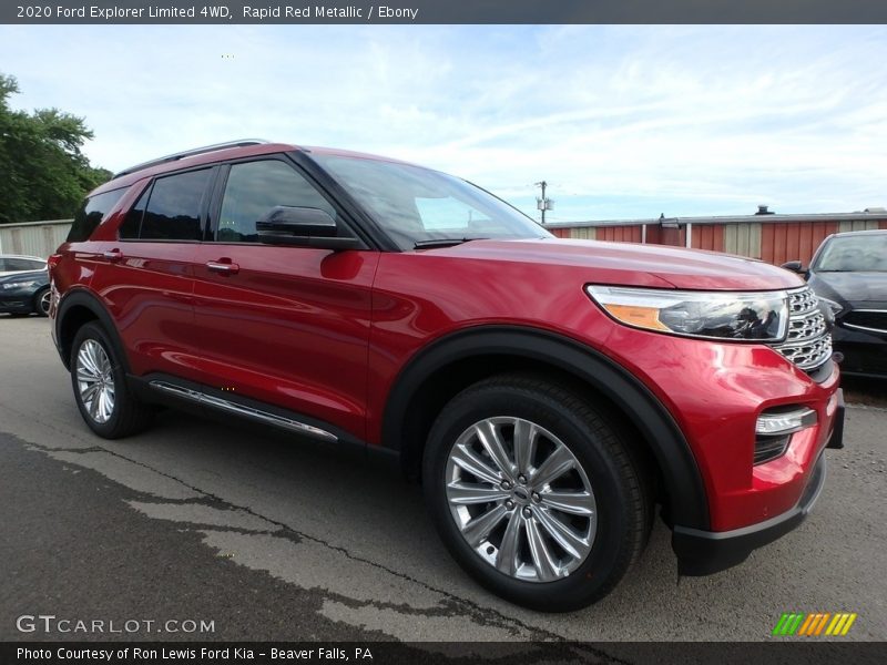 Rapid Red Metallic / Ebony 2020 Ford Explorer Limited 4WD