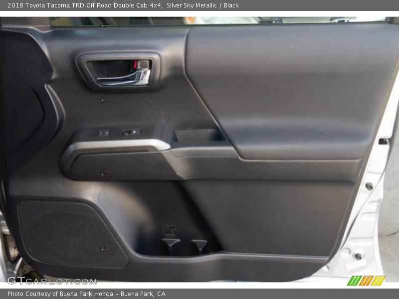 Silver Sky Metallic / Black 2018 Toyota Tacoma TRD Off Road Double Cab 4x4